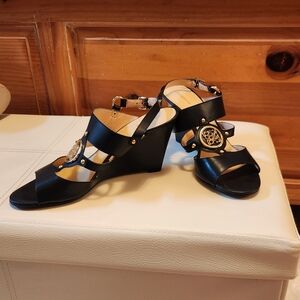 Black Heeled Sandals